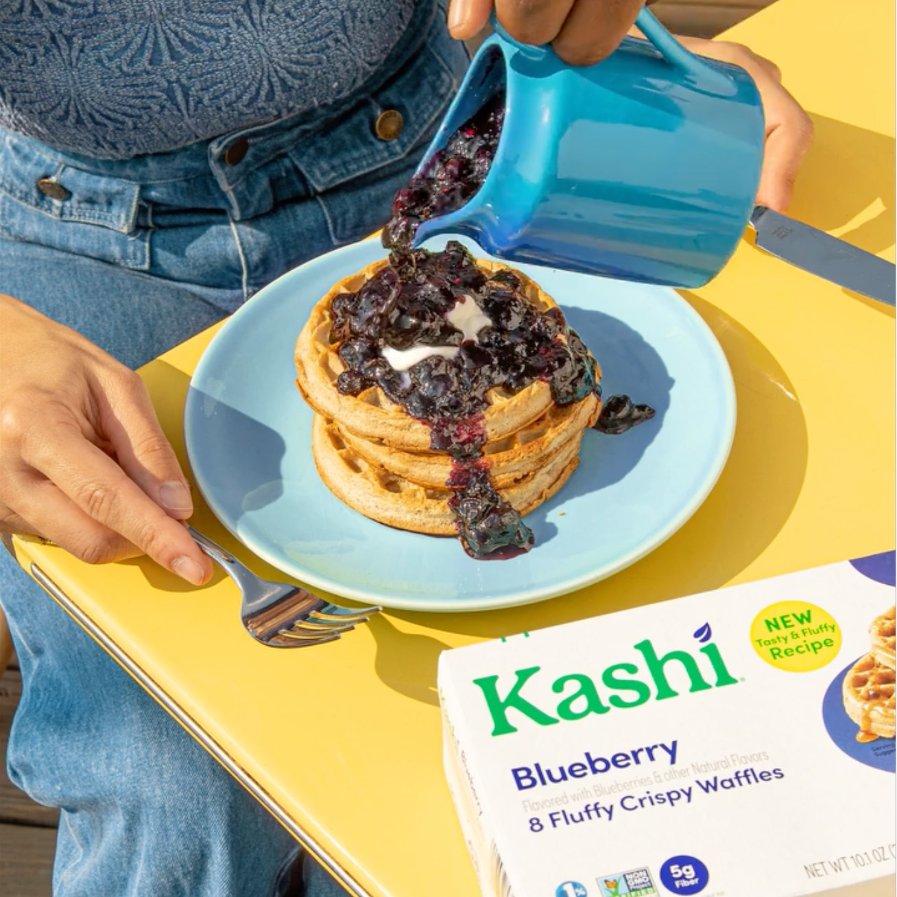 Redesign of the Month Kashi Waffles